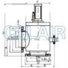GDQ-J10(b)，GDQ-J16(b)，GDQ-J25(b)，GDQ-J32(b)，氣動(dòng)活套法蘭擋板閥