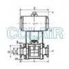 GUQ-10(KF)，GUQ-16(KF)，GUQ-25(KF)，GUQ-32(KF)，氣動高真空球閥