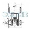 GUQ-10(F)，GUQ-16(F)，GUQ-25(F)，GUQ-32(F)，GUQ-40(F)，氣動高真空球閥