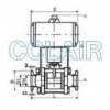 GUQ-10(G)，GUQ-16(G)，GUQ-20(G)，GUQ-25(G)，GUQ-32(G)，氣動高真空球閥