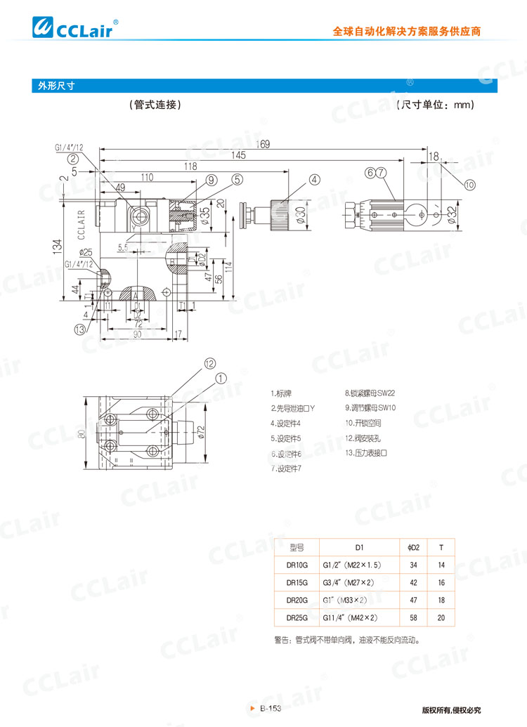 DR 50型先導(dǎo)式減壓閥-6 