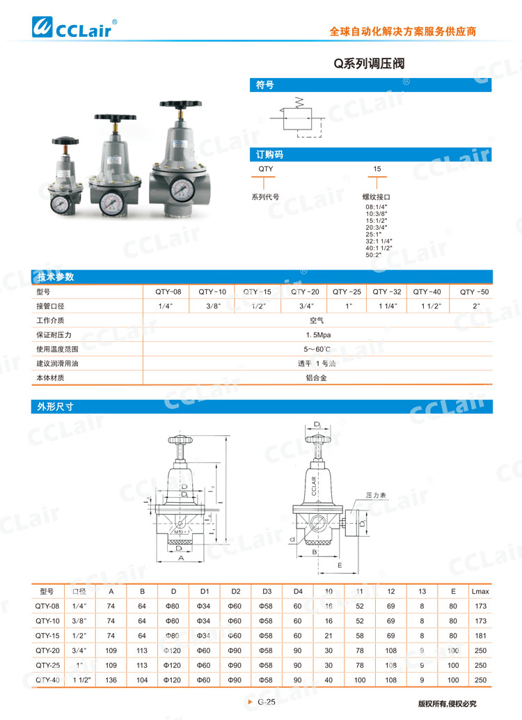 Q系列調(diào)壓閥