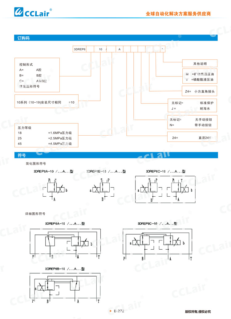 3DREP6型直动式三通比例减压阀-2