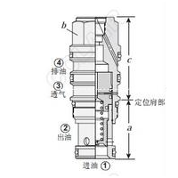 RVCD-8WN,RVED-8WN,RVGD-8WN,RVID-8WN,RVCD-8DN,RVED-8DN,RVGD-8DN,RVID-8DN,導(dǎo)壓操作平衡活塞,透氣型外部排油帶T-8A插孔泄壓閥