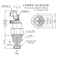 CNC-102-L2.0N，CNC-122-L2.0N流量阀集流阀