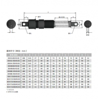 BDK64-50/100/150 BDK85-50/90/125/165，大型可調(diào)節(jié)液壓緩沖器BDK4225~115250