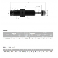 BD30-35B,BD30-35，	小型可调节液压缓冲器BD3035